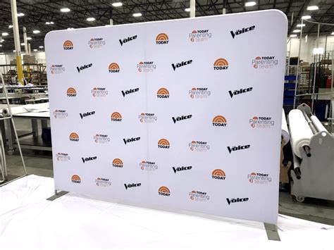 tension fabric display backdrop